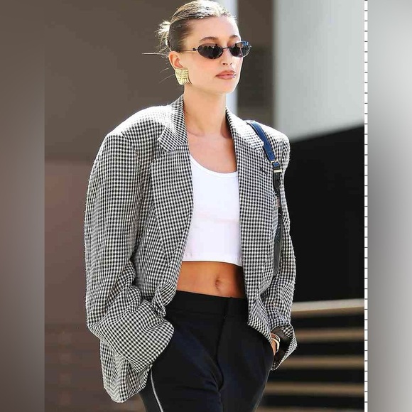 Ralph Lauren Glen Check Double-Breasted Wool Blazer - Picture 5 of 15